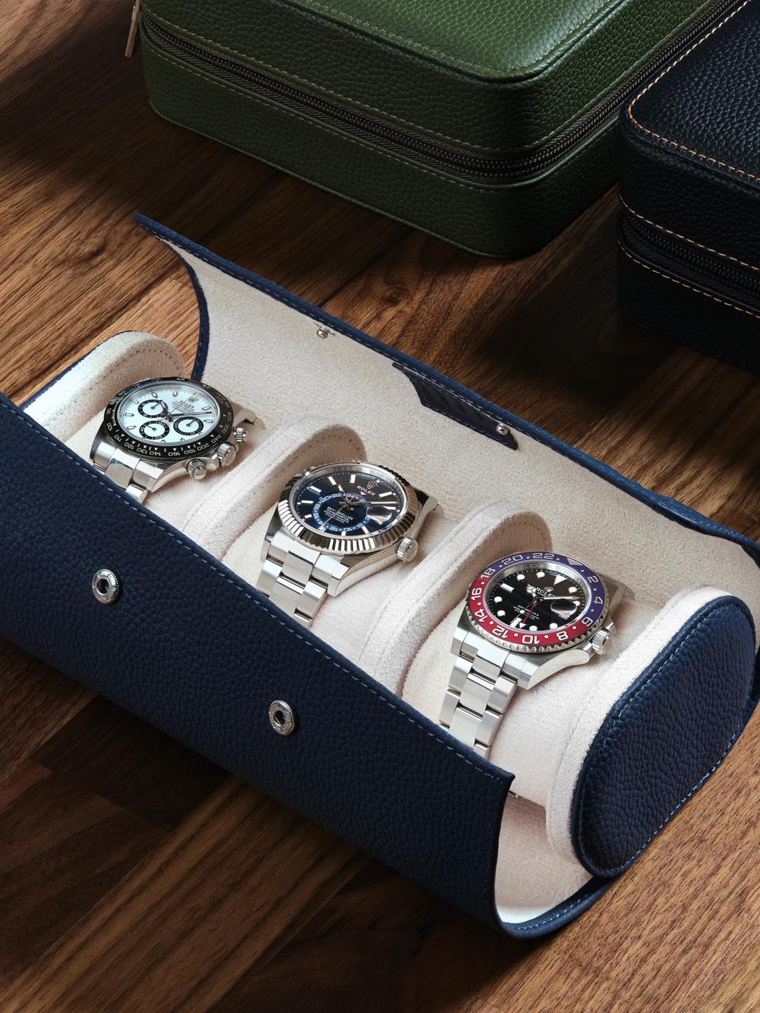 Étui à montres en cuir - Maison du Temps
